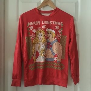 Novelty She Ra He Man Ugly Christmas Sweater